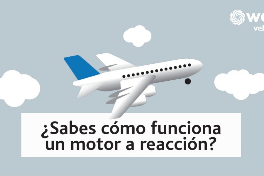 ¿Sabes cómo funciona el motor a reacción de un avión?