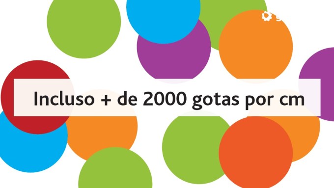 Más de 2.000 gotas por centímetro