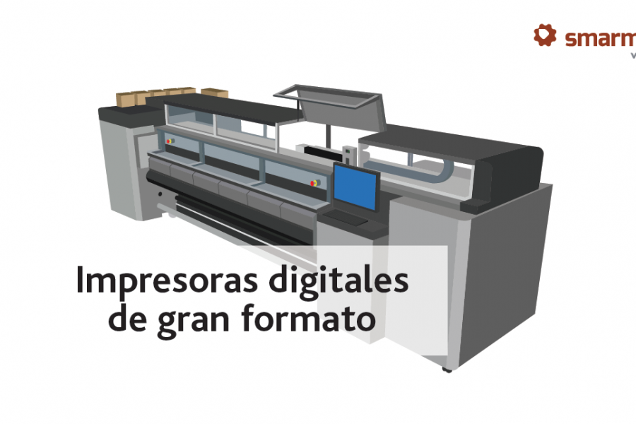 ¿Cómo funciona una impresora digital de gran formato?