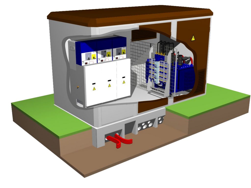 Puertas metalicas para centros de transformacion