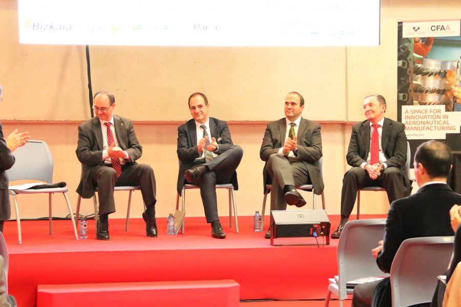 ITP, WEC, Ibarmia y la UPV/EHU debaten sobre el nuevo Centro de Fabricación Avanzada Aeronáutica