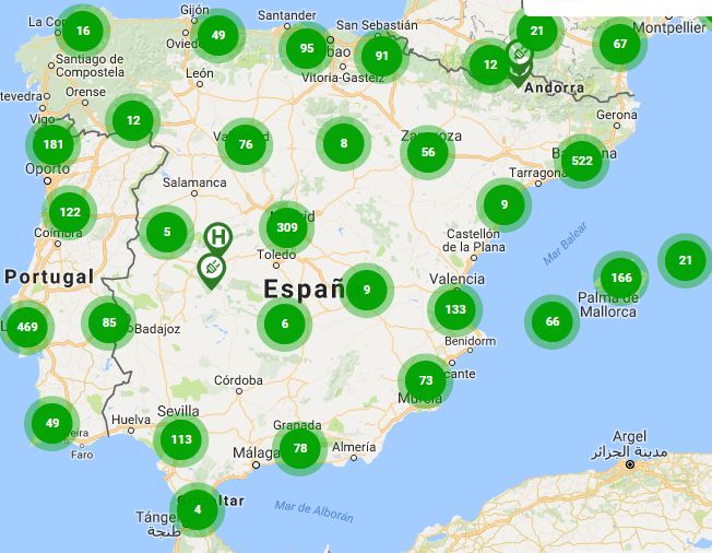 recarga de coche eléctrico