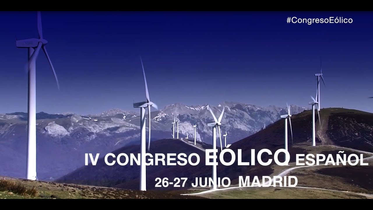 El IV Congreso Eólico Español arrancará el próximo 26 de junio