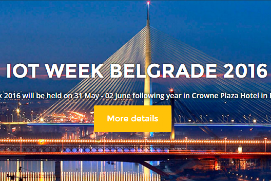 Belgrade IoT Week 2016