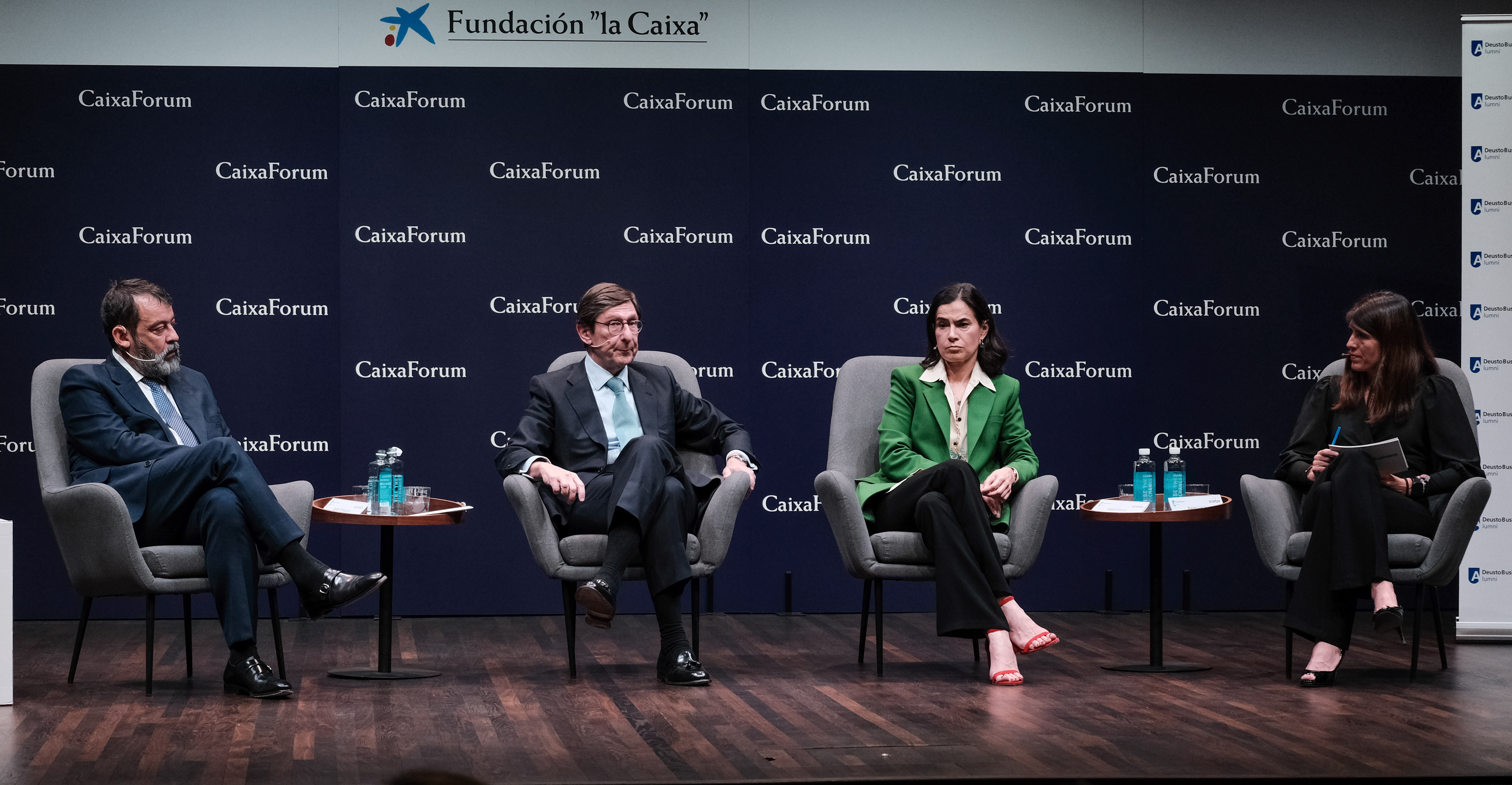 Javier Ormazabal durante el Deusto Alumni Day en Madrid